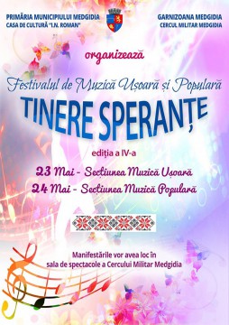 Tinerele speranţe ale României se întâlnesc la Medgidia